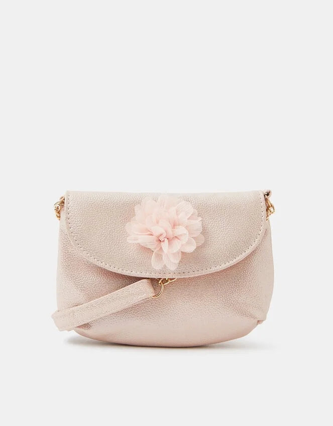 Girls Applique Floral Bag