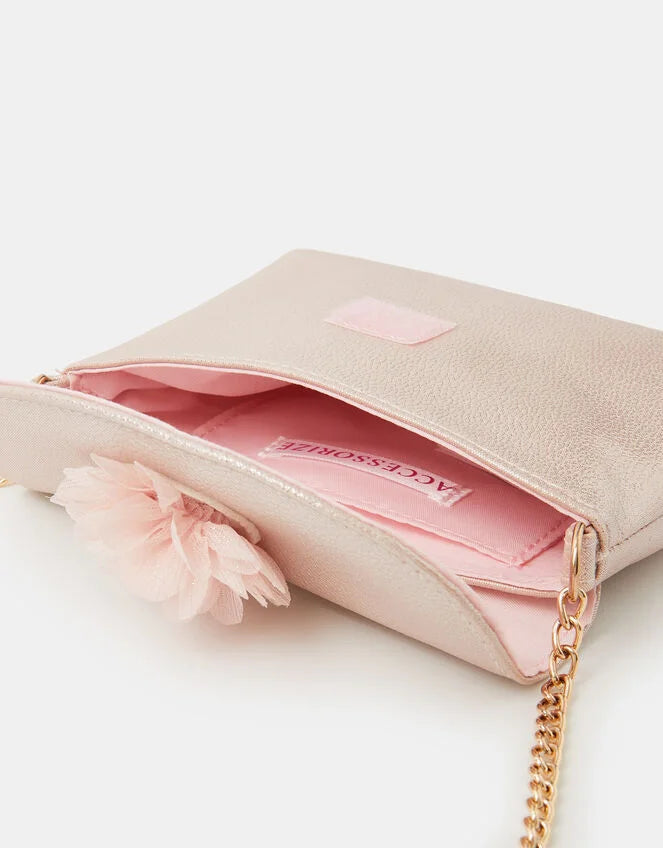 Girls Applique Floral Bag