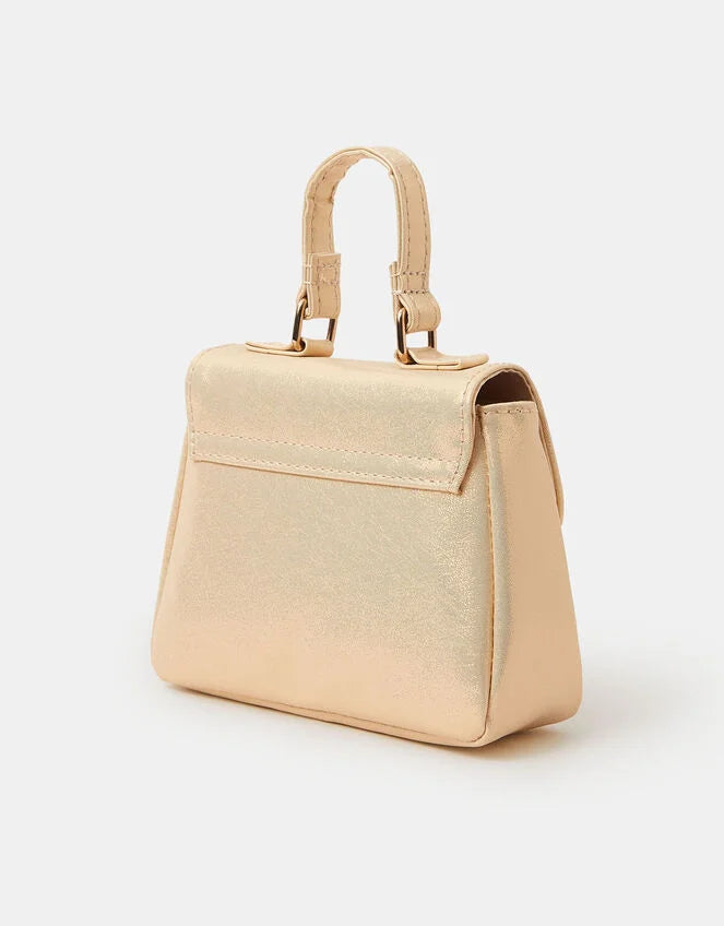 Girls Floral Embellished Handbag