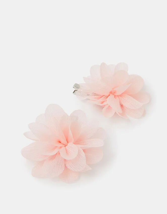 2-Pack Girls Flower Hair Clips