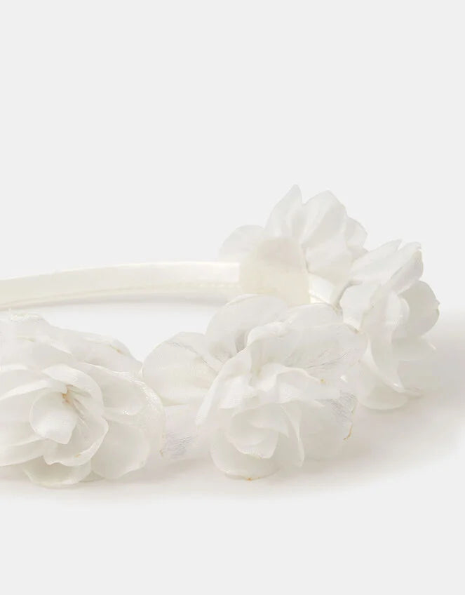 Girls Corsage Flower Crown Headband