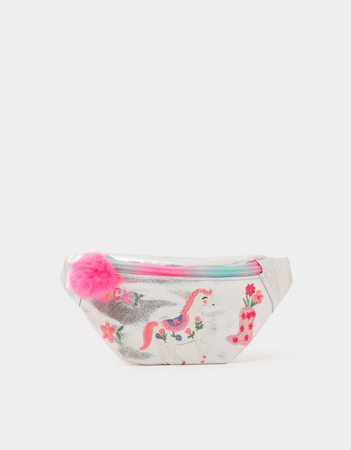 Girls Cowboy Metallic Bum Bag