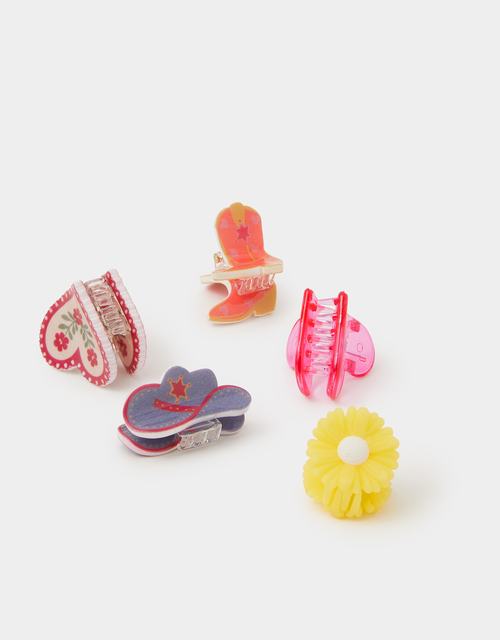 5-Pack Girls Prairie Claw Clips