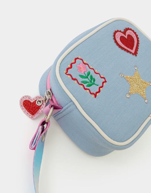 Girls Embroidered Prairie Crossbody Bag