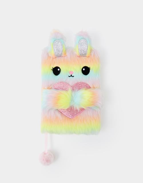 Girls Ombré Fluffy Bunny A5 Notebook