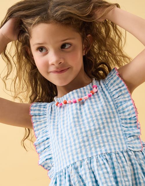 Girls Beaded Heart Necklace