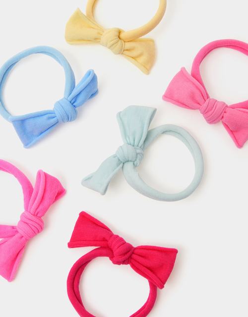 12-Pack Girls Mini Bow Hair Bands