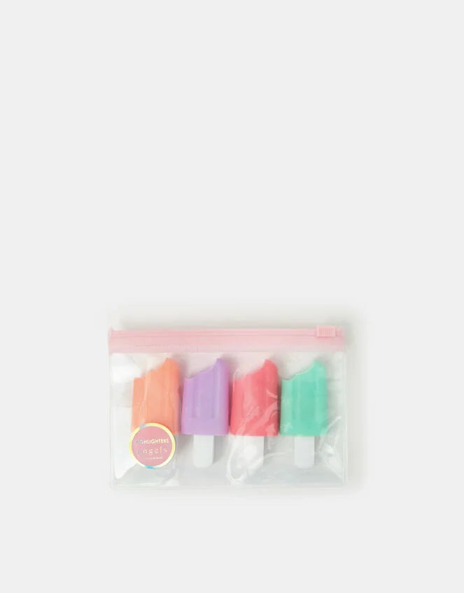 Girls 4-Pack Ice Lolly Highlighters
