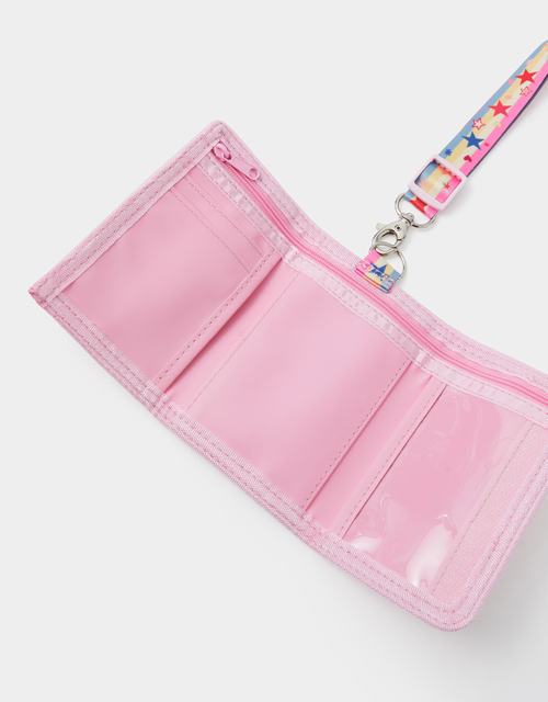 Girls Star Print Lanyard Purse