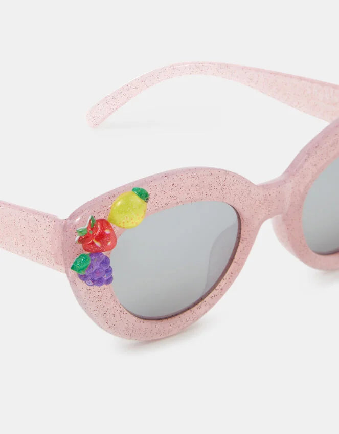 Girls Glitter Fruit Cat Eye Sunglasses