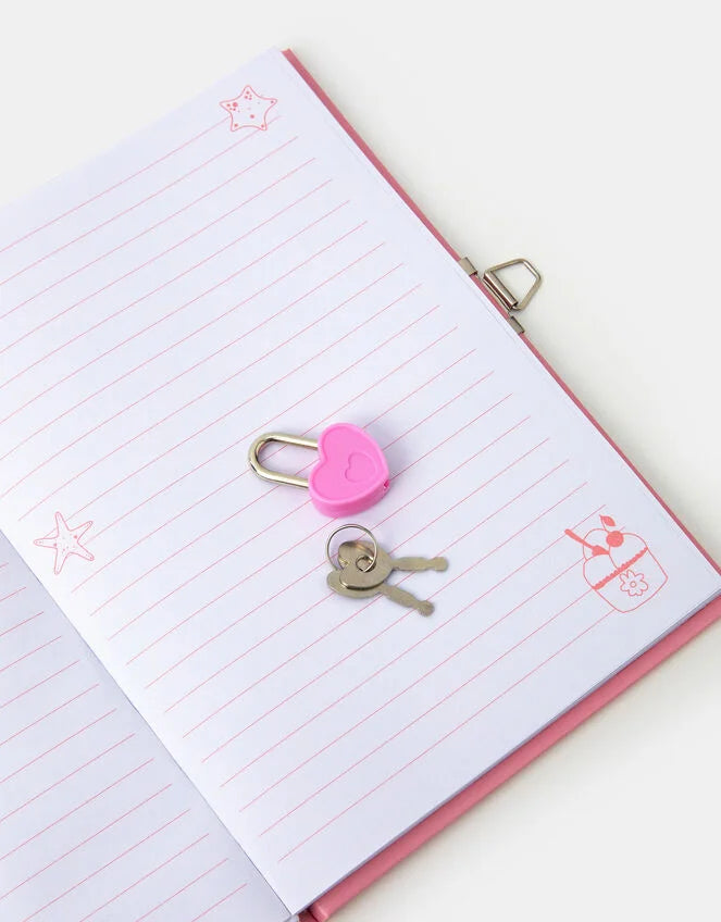 Girls Summer Vibe Lockable Notebook