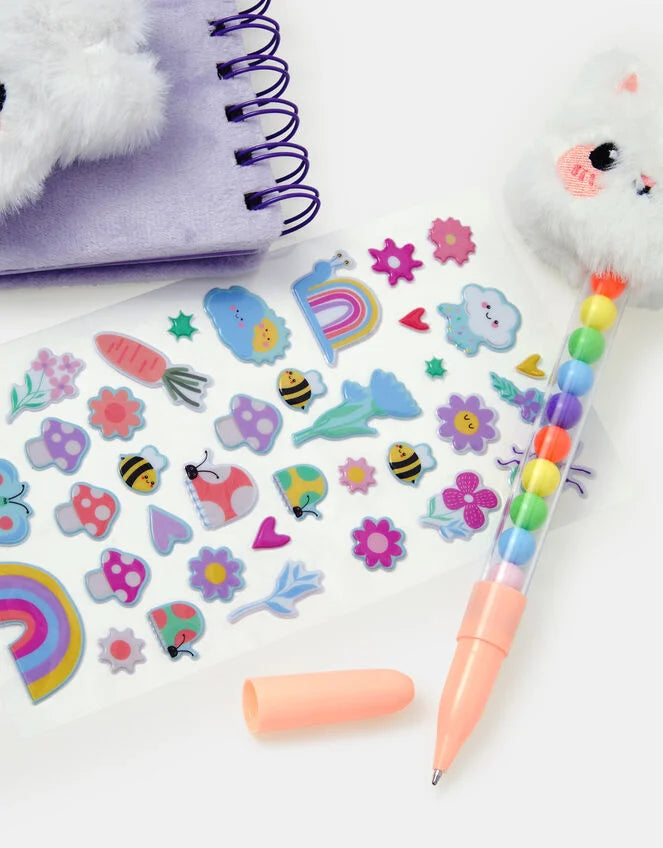 Girls Bunny Stationery Set