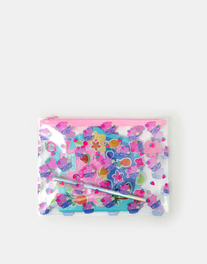 Girls Cupcake Stationery Set