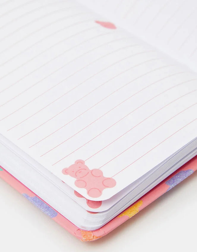 Girls Confetti Bear Notebook