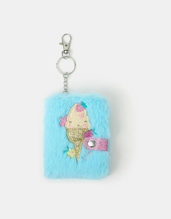 Girls Ice Cream Notebook Bag Charm