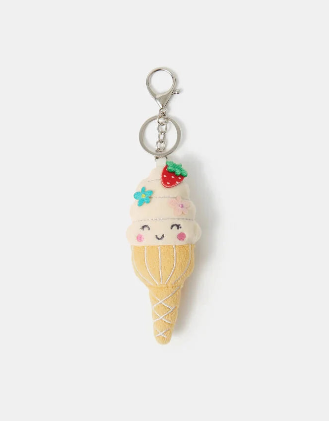 Girls Ice Cream Bag Charm