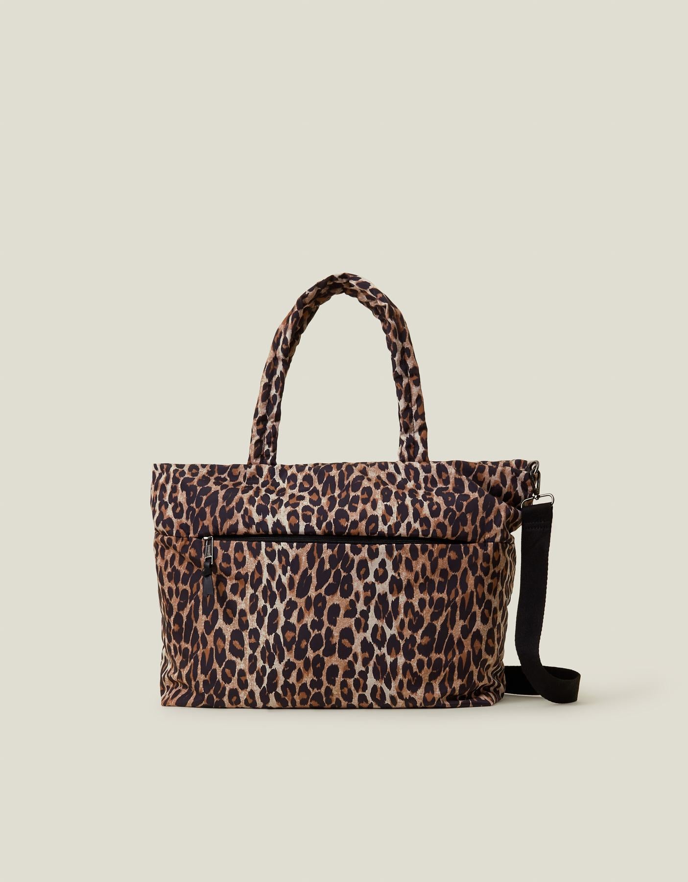 LEOPARD NYLON TOTE