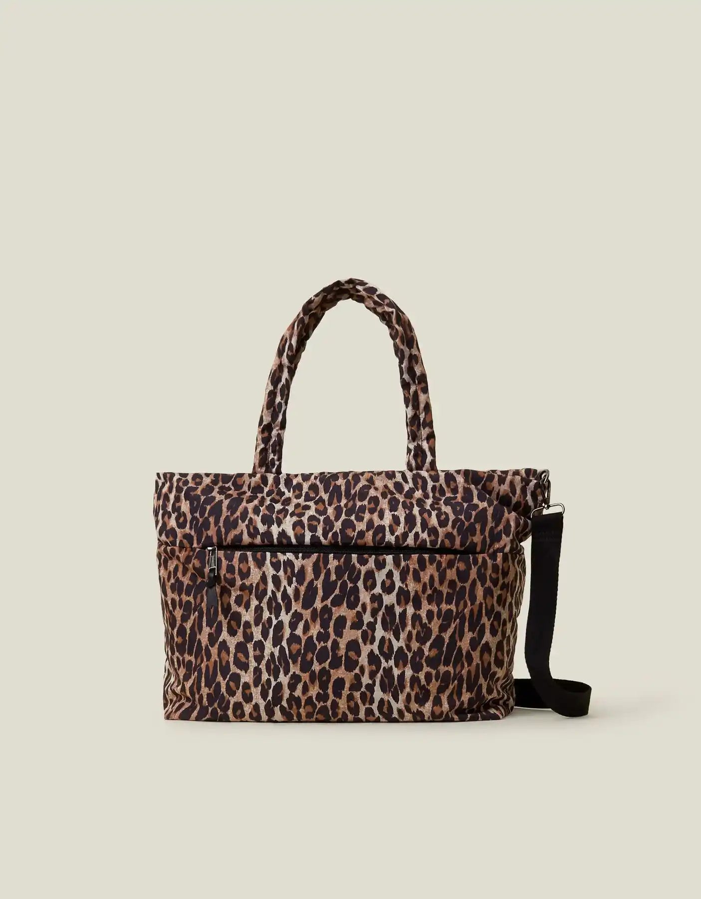 LEOPARD NYLON TOTE