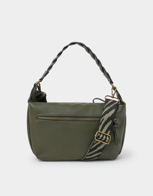 Multi Strap Crossbody Bag Green