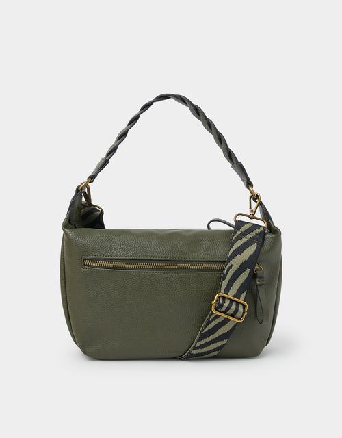 Multi Strap Crossbody Bag Green