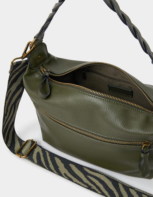 Multi Strap Crossbody Bag Green