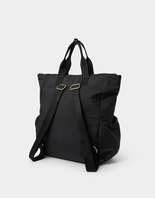 Nylon Top Handle Backpack