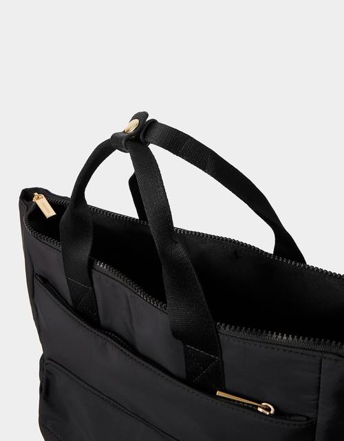 Nylon Top Handle Backpack
