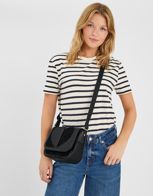 Heart Patch Crossbody Bag