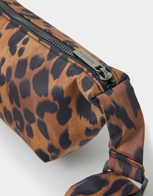 Animal Print Sling Crossbody Bag