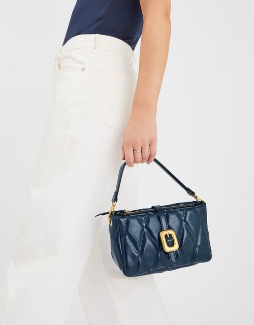 Chunky Quilted Crossbody Bag