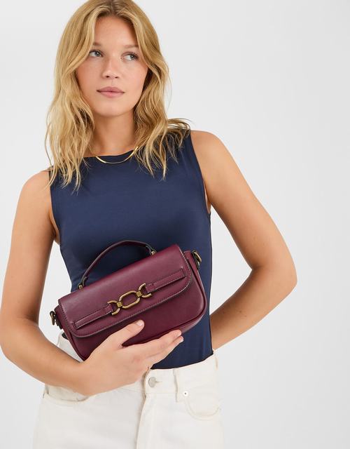 Snaffle Crossbody Bag Blue