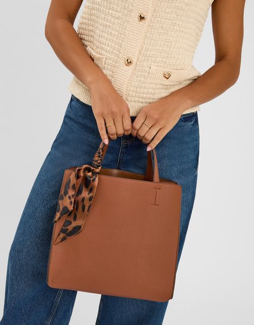 Scarf Handle Handbag
