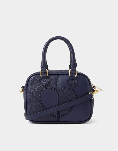 Heart Crossbody Bag Blue