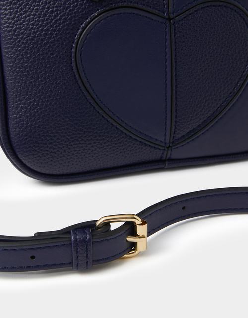 Heart Crossbody Bag Blue