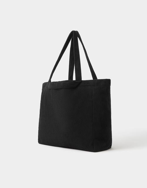 Double Strap Corduroy Shopper Bag