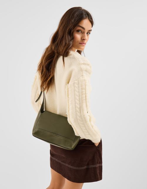 Plain Crossbody Bag Green