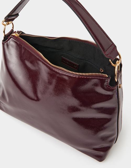 Slouchy Patent Handbag