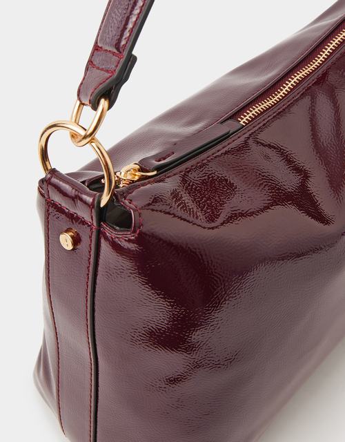 Slouchy Patent Handbag