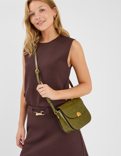 Boxy Crossbody Bag Green