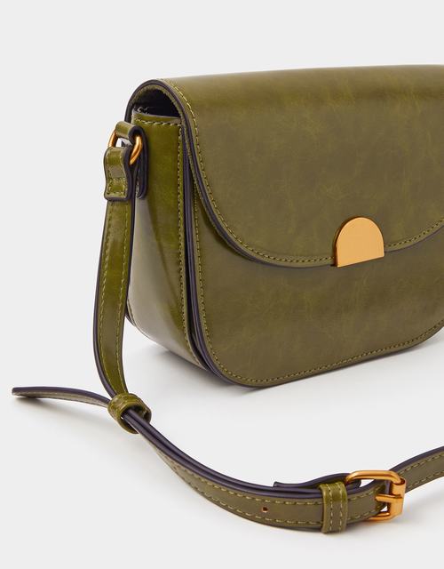 Boxy Crossbody Bag Green