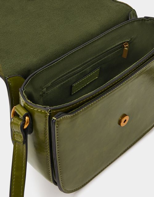 Boxy Crossbody Bag Green