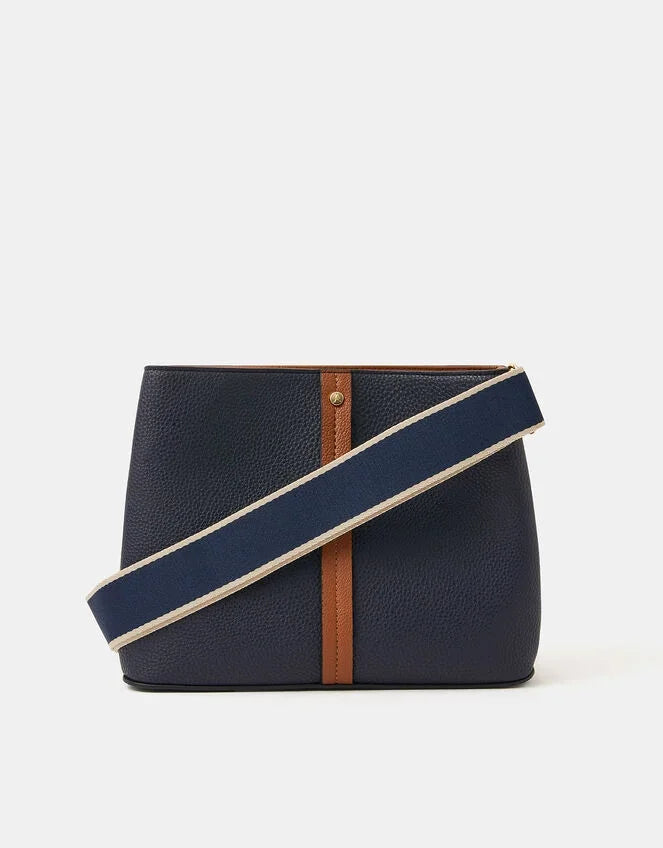 Triple Compartment Crossbody Bag