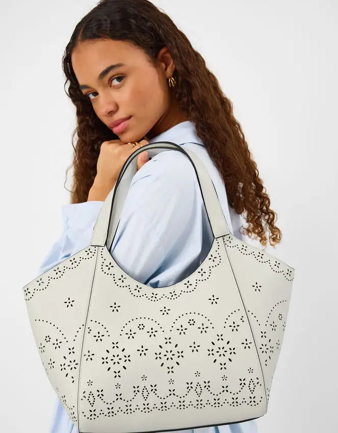 LAZER CUT TOTE