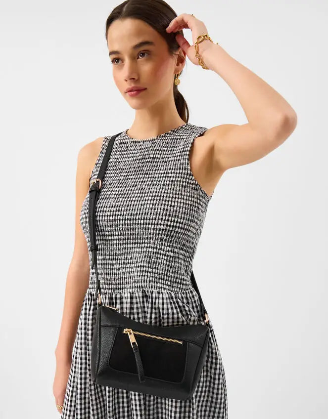 SOFT ZIP SUEDETTE PATCH X