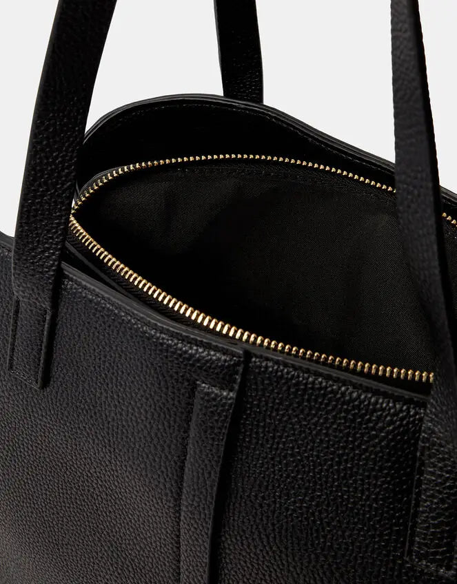 WEBBING STRAP SHOULDE - BLACK
