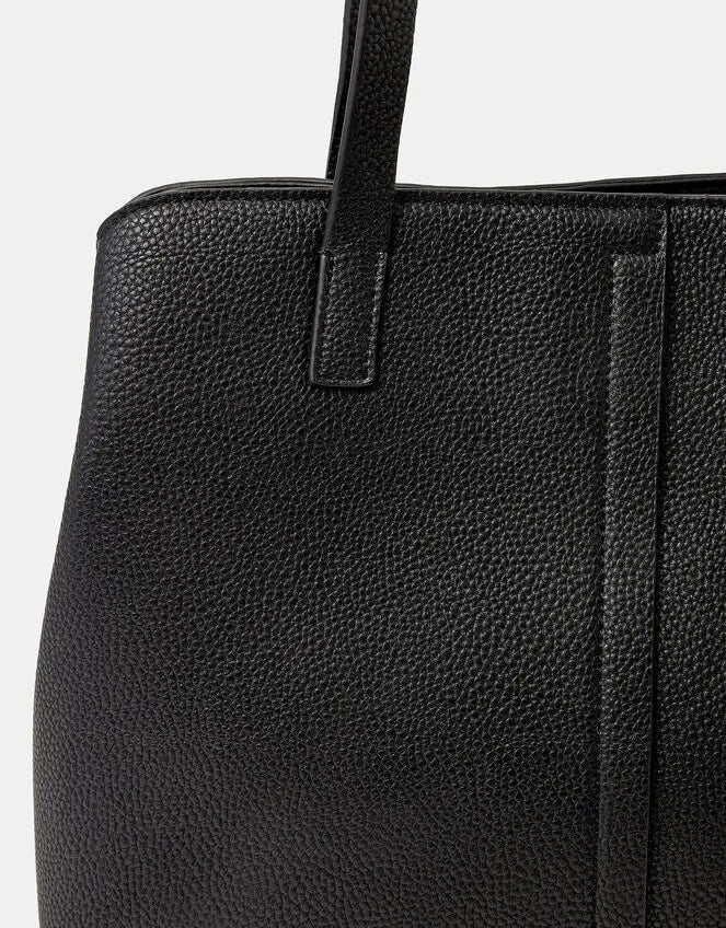 WEBBING STRAP SHOULDE - BLACK