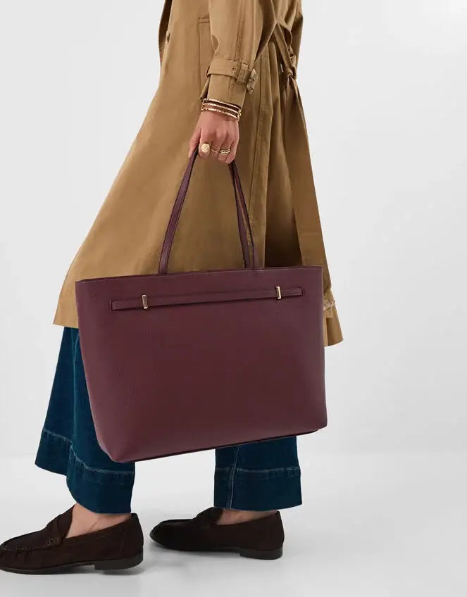 LAPTOP TOTE - Burgundy