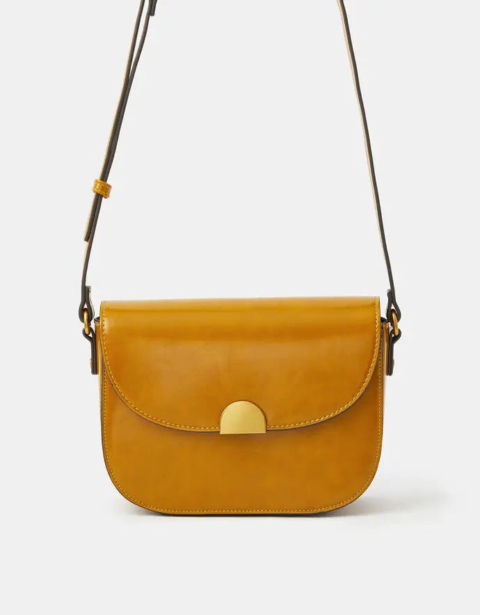 BOXY CROSSBODY - OCHRE