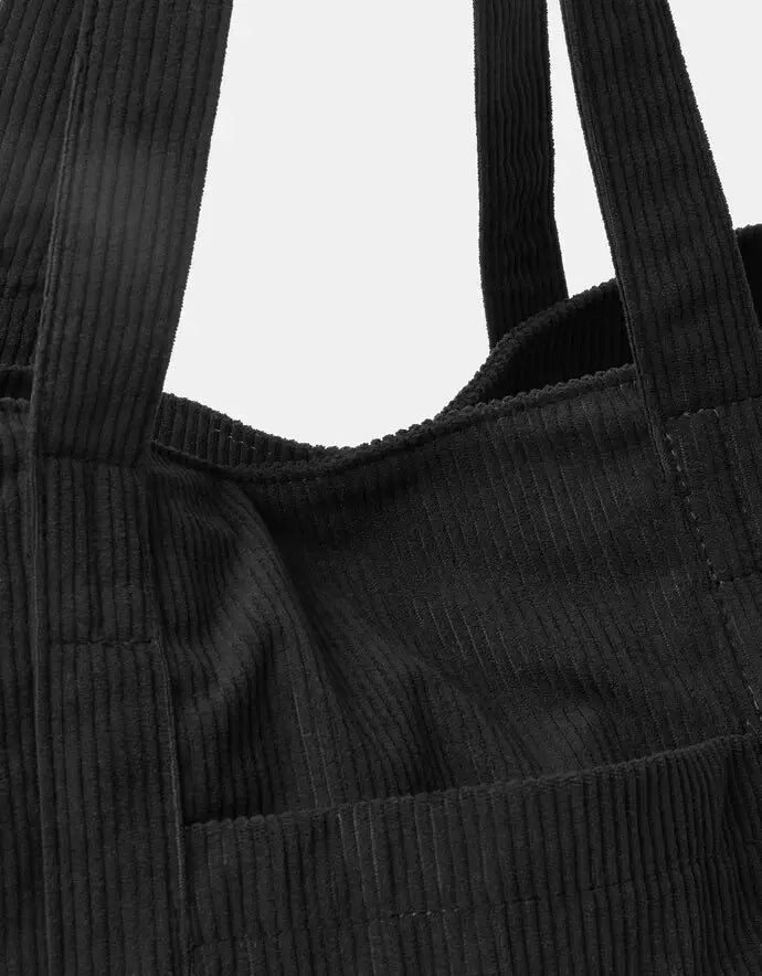 CORD SHOPPER - BLACK