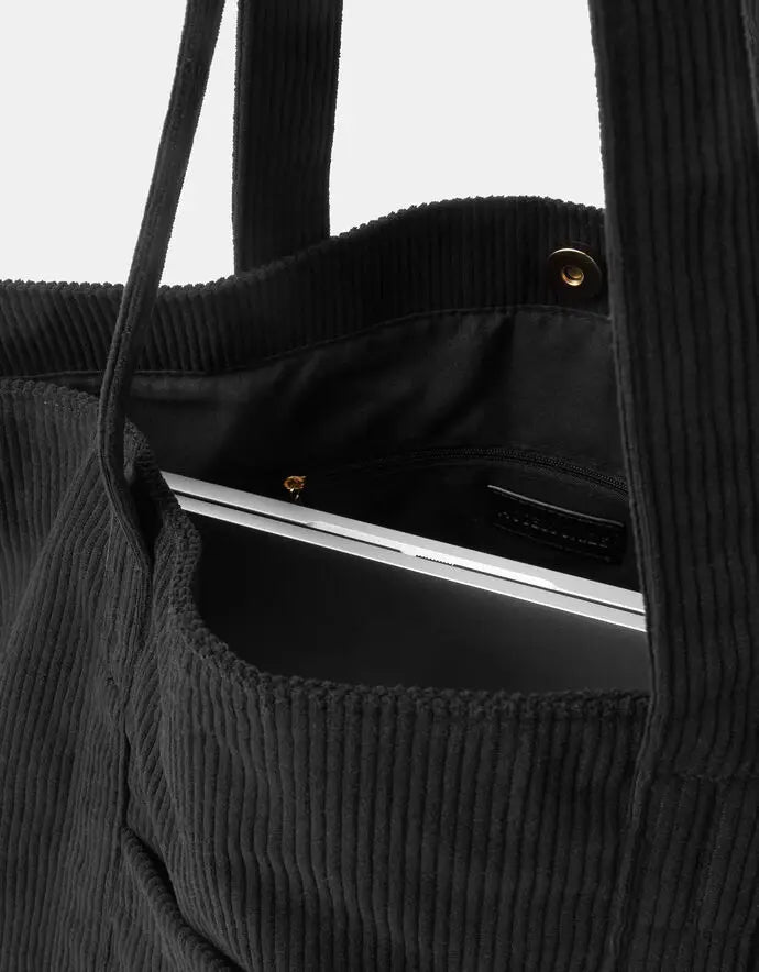 CORD SHOPPER - BLACK
